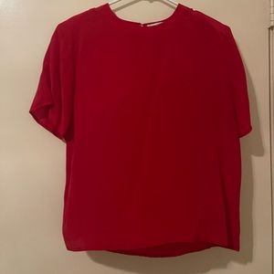 Elegant Red Women's Top